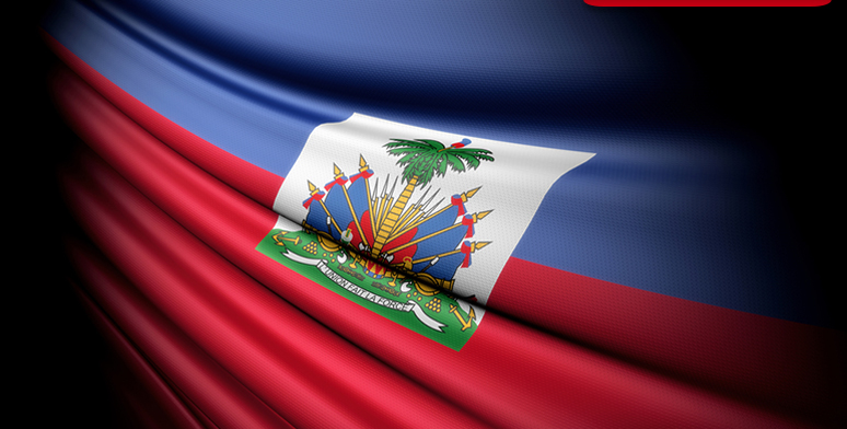 Consulat Général de la République d'Haïti à Montréal - LE DRAPEAU HAÏTIEN  C'est à l'Arcahaie, une ville située dans le département Ouest d'Haïti, le  18 mai 1803, lors d'un congrès réunissant l'ensemble